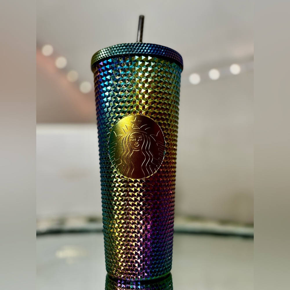 Starbucks Halloween 2023 Oil Slick Rainbow Iridescent Venti Tumbler